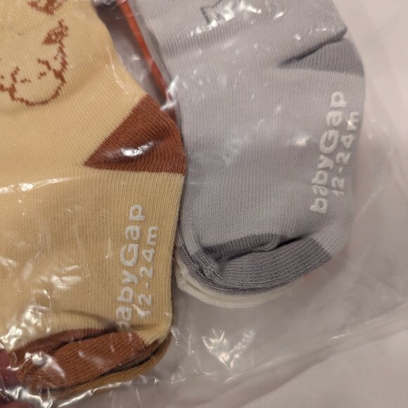 NWT Baby Gap Baby & Toddler Animal Crew Socks (4-Pack) - Picture 5 of 7